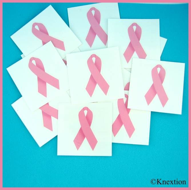 100 PINK RIBBON BREAST CANCER TEMPORARY TATTOO STICKERS - eBay (item