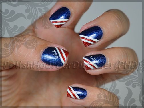 here are my usa nails