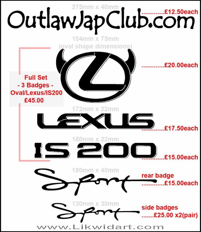 [Image: LEXUSBadgesize-prices.jpg]