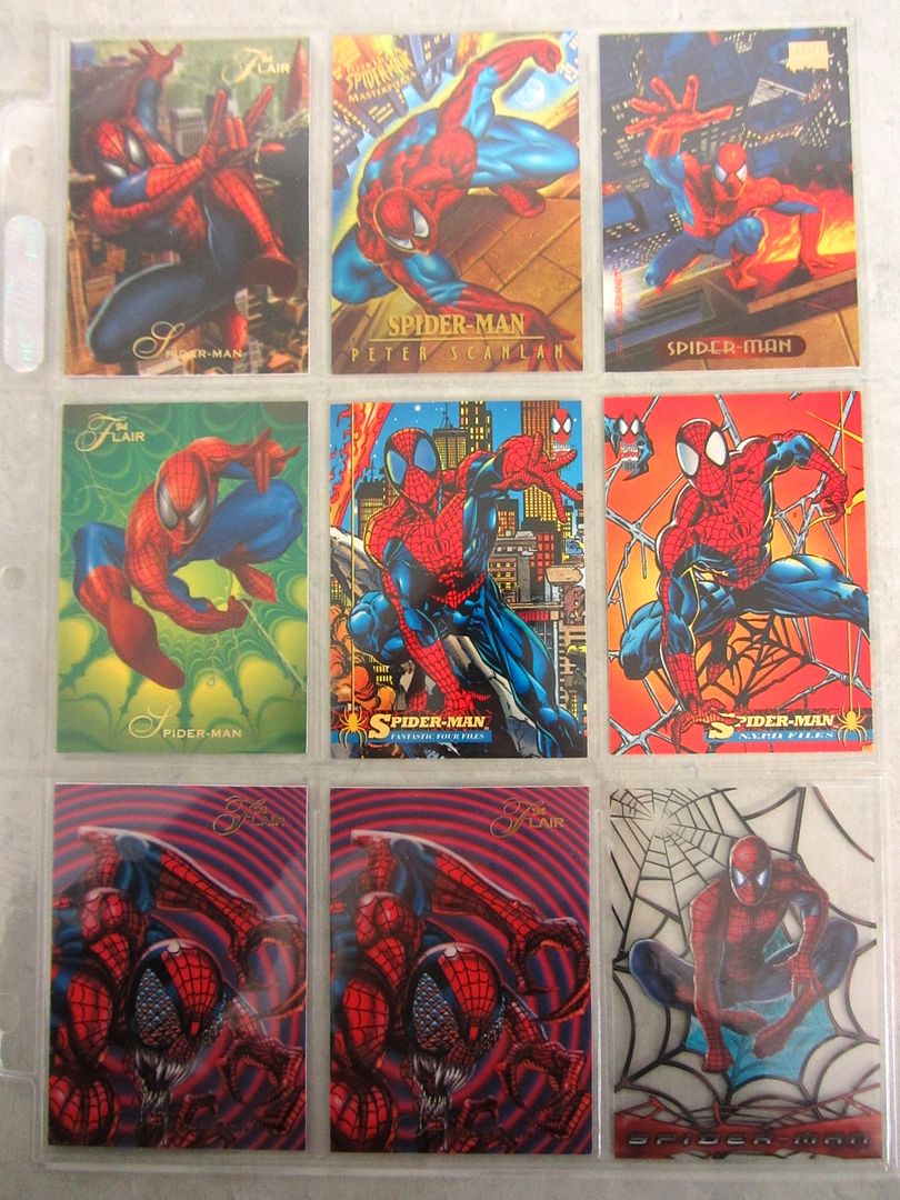 SpiderMan Trading Card Lot of 9 SpiderMan Marvel Cards & Variants eBay