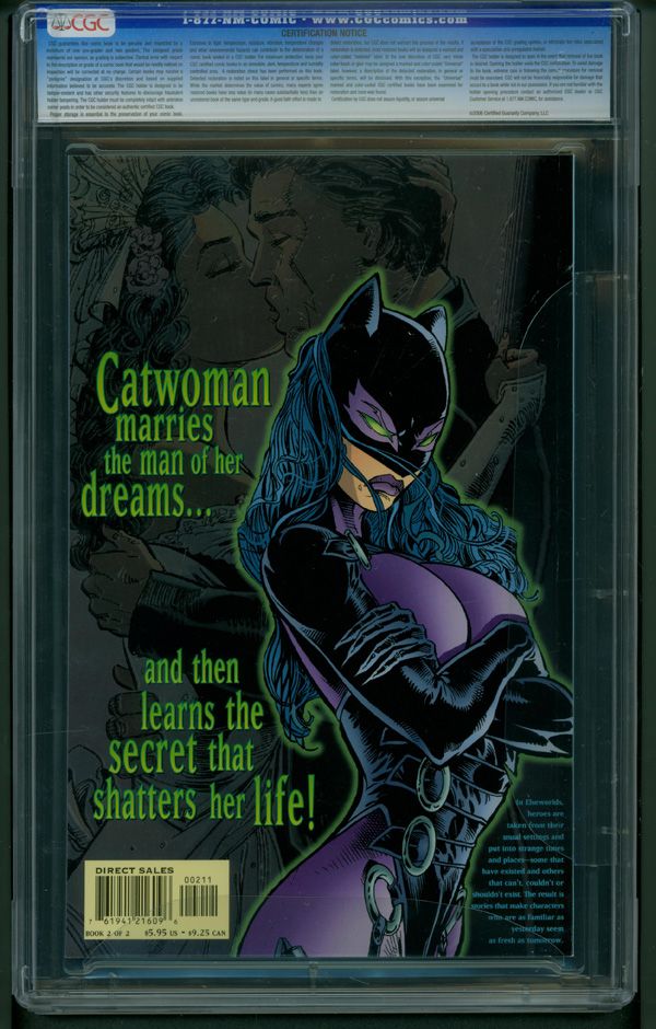 Catwoman Guardian Of Gotham 2 1999 Cgc Graded 98 Jim Balent Cover