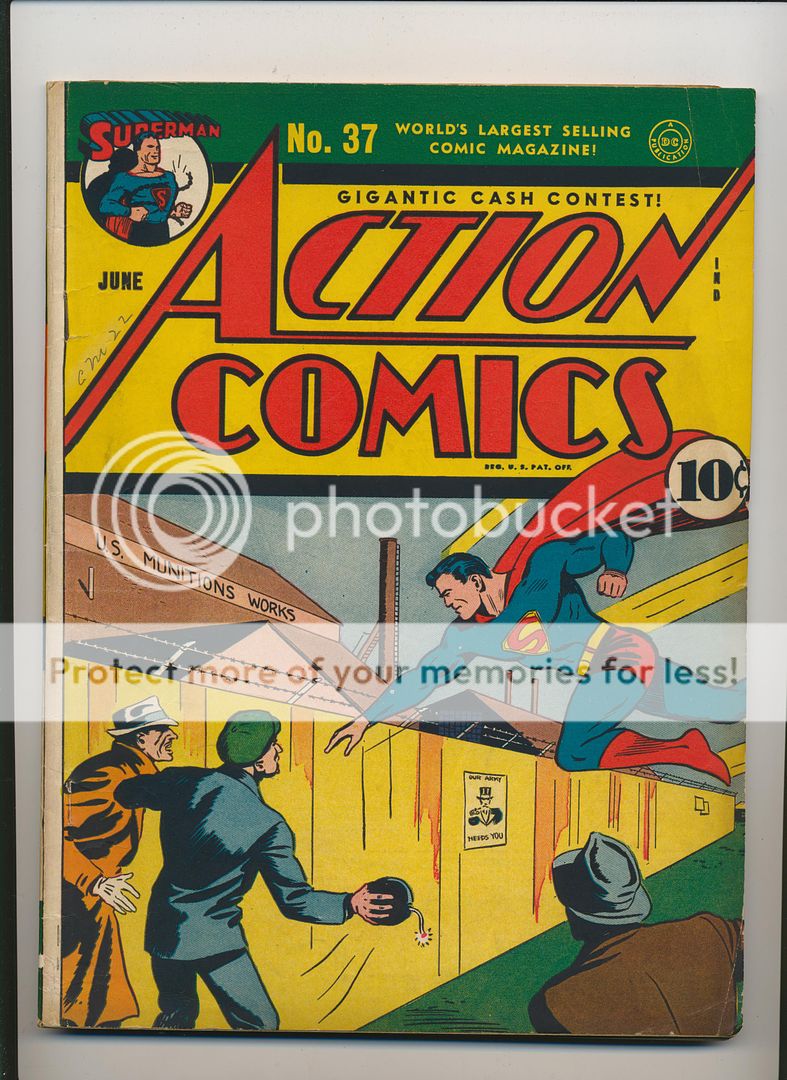 Action Comics #37 (1941) VG/F Superman Congo Bill  