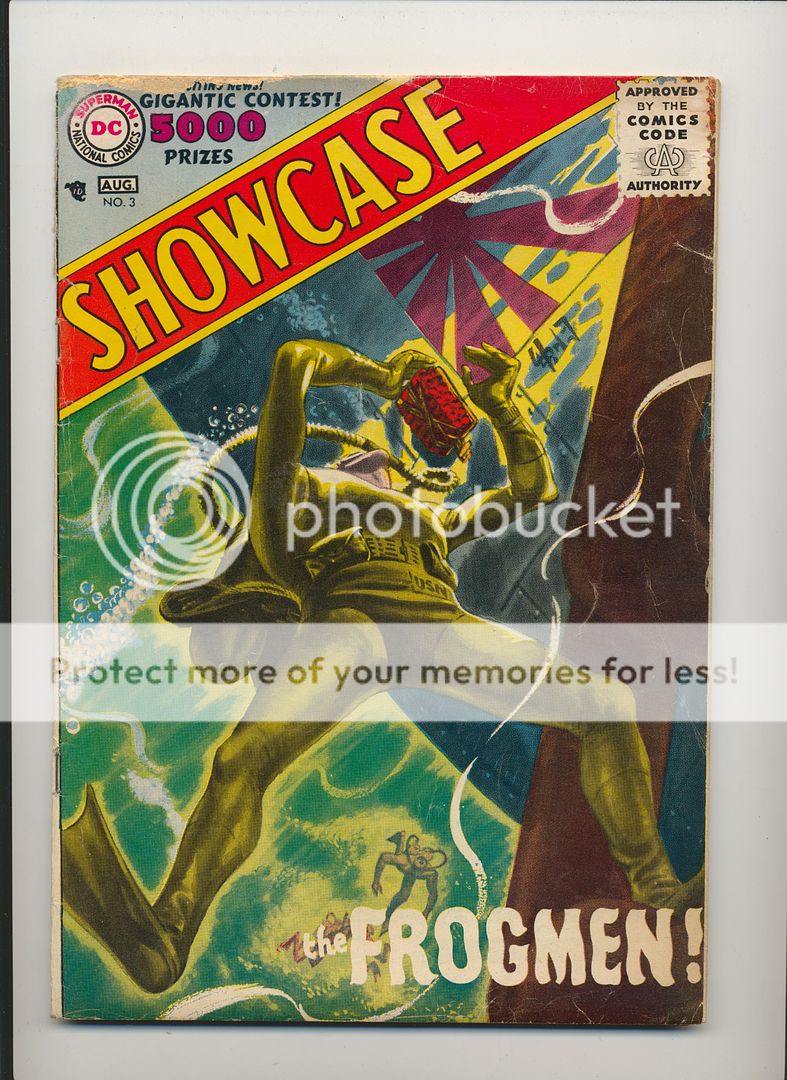 Showcase #3 1956 Good / Very Good Heath Greytone cover  