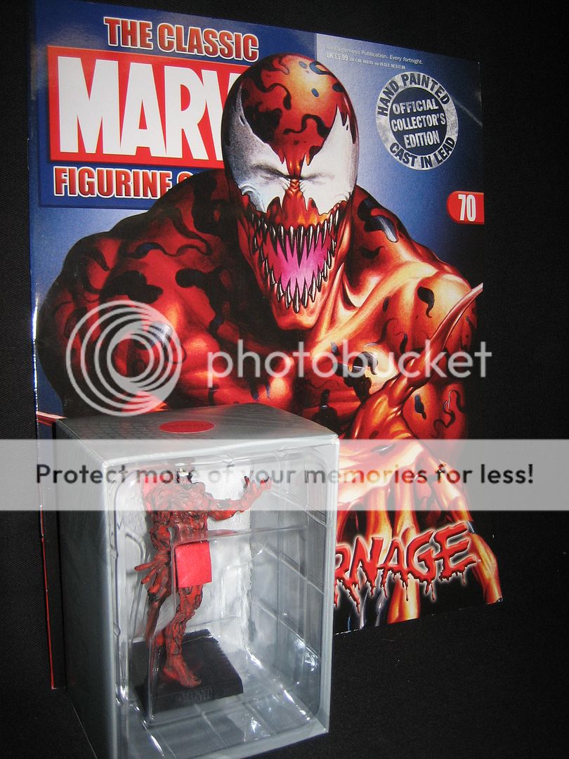   Marvel Figurine Collection Carnage Lead Figure 2008 Hand Painted