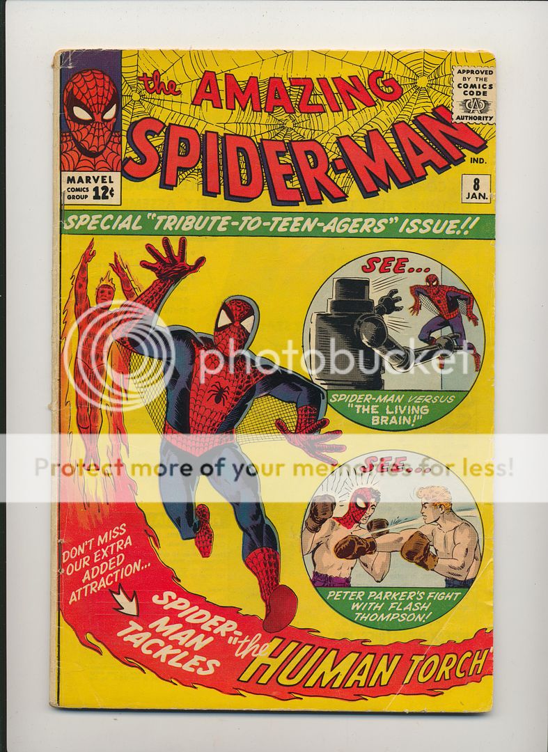 Amazing Spider Man #8 (1963) VG Fantastic Four  