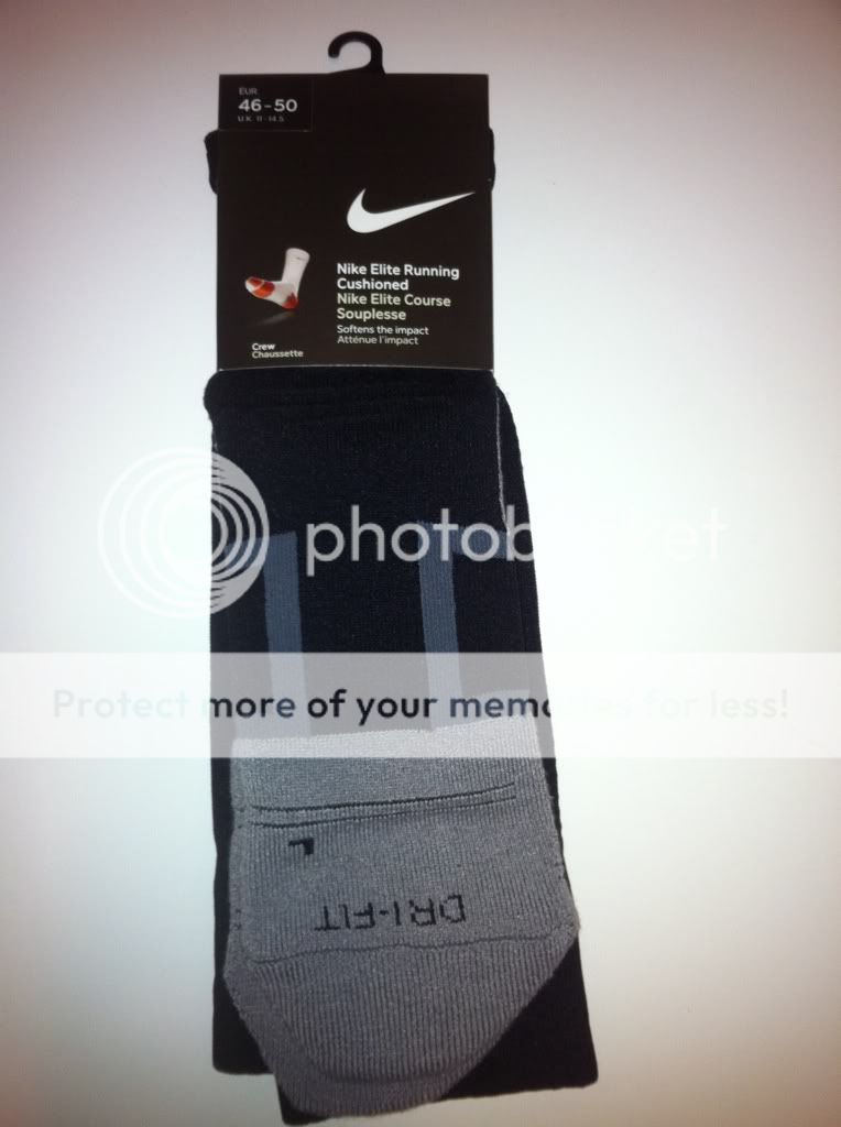 Nike Elite Volt Leave No Doubt Basketball Running Crew Black Socks