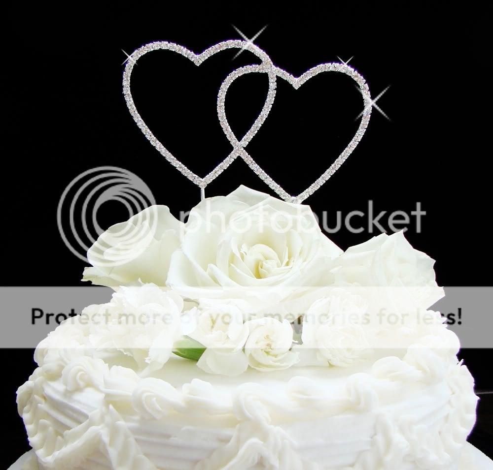 Renaissance ~ Heart Wedding Cake Topper  